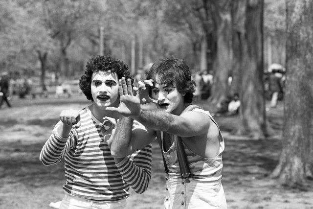 Unbeknownst to him, Daniel Sorine captured Robin Williams as a mime in Central Park back in 1974, only discovering it years later.