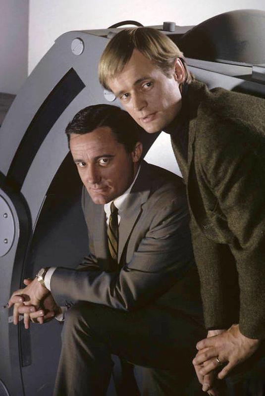 The Man from U.N.C.L.E.' TV Series (1964-68) Features Robert Vaughn as 'Napoleon Solo' and David McCallum as 'Illya Kuryakin