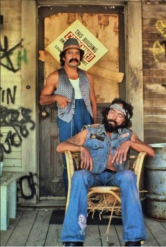 Cheech Marin and Tommy Chong star in the 1980 film 'Cheech & Chong's Next Movie