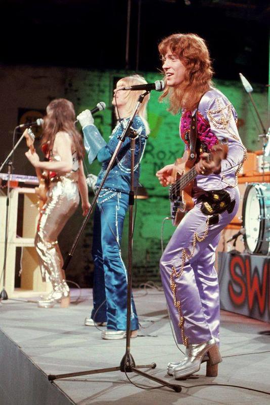 1974 Stage Performance of 'The Sweet' Band Members: Funky and Fabulous
