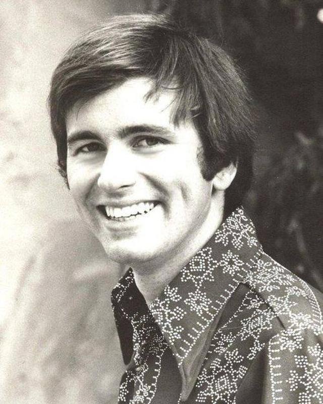 John Ritter rocking a groovy shirt and dazzling smile, 1970s.