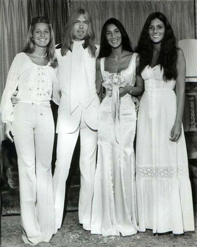 Gregg Allman weds Cher in 1975.