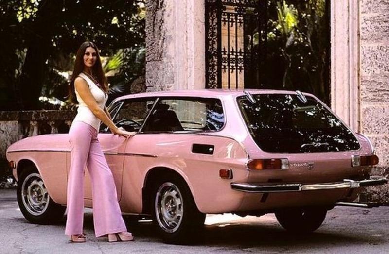 1973 Volvo ad rocks the pink vibes!