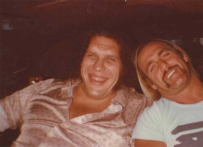 1980s: Andre the Giant and Hulk Hogan's Smiling Moment Beyond Wrestling Ring