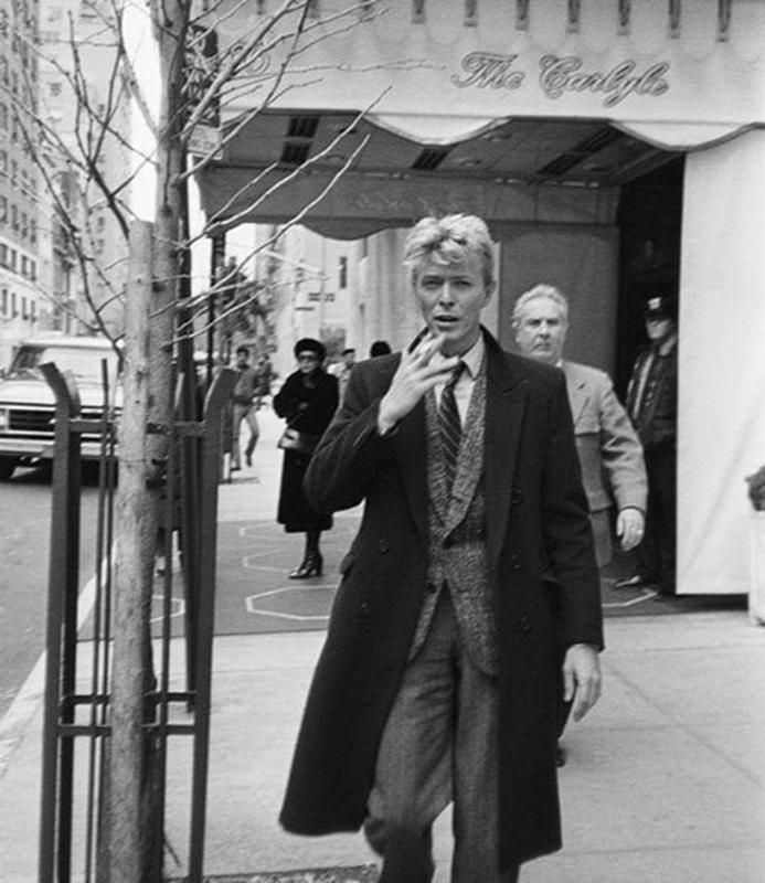 David Bowie Spotted Casually Walking through the Streets of New York City in 1983