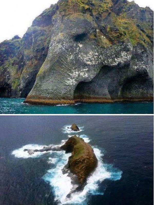 Wow! Marvel at the breathtaking "Elephant Rock" in Iceland!