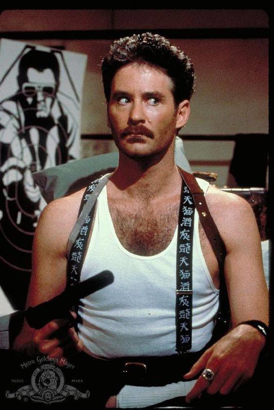 Kevin Kline stars in "A Fish Called Wanda," a 1988 British-American heist comedy film directed by Charles Crichton and written by John Cleese.