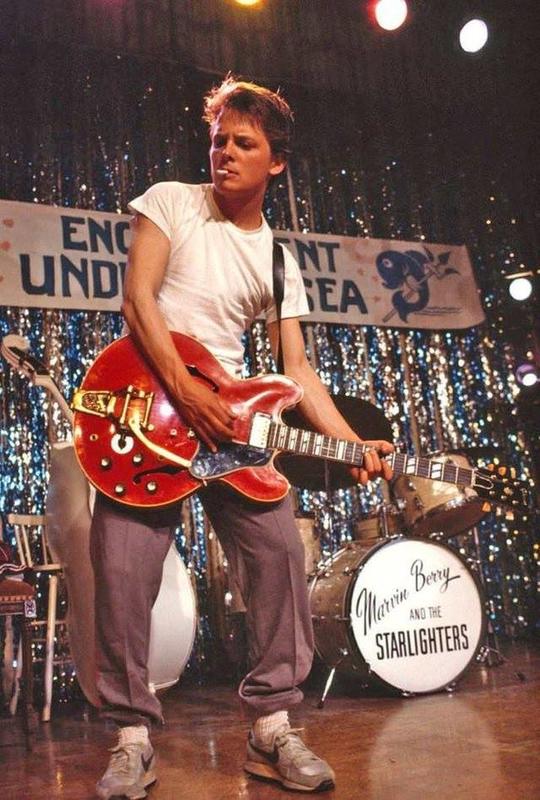 Michael J. Fox brings down the house in 'Back to the Future' 1985.