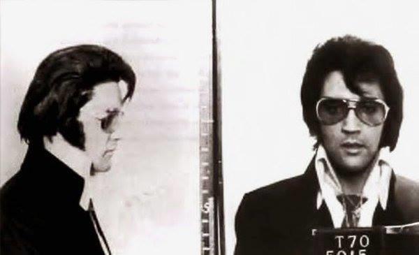 Elvis' Mugshot Captured During 1970 Visit to President Nixon at FBI Headquarters in Washington DC