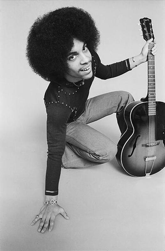 Prince at 17 years old in 1975.