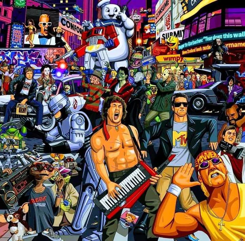 Jim'll Paint It' artist skillfully recreates the nostalgic 1980s in Microsoft Paint - Can you name them all?