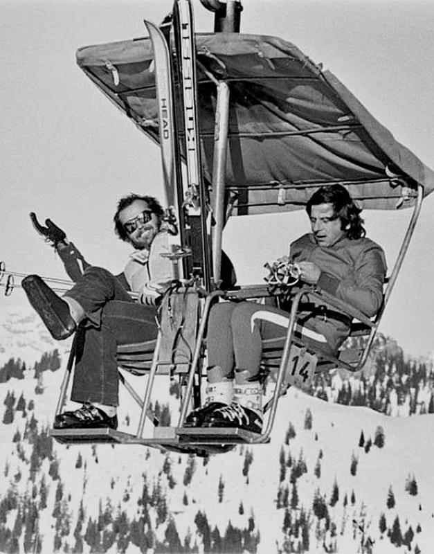 In 1975, Jack Nicholson and Roman Polanski embarked on a ski trip in the breathtaking Swiss Alps