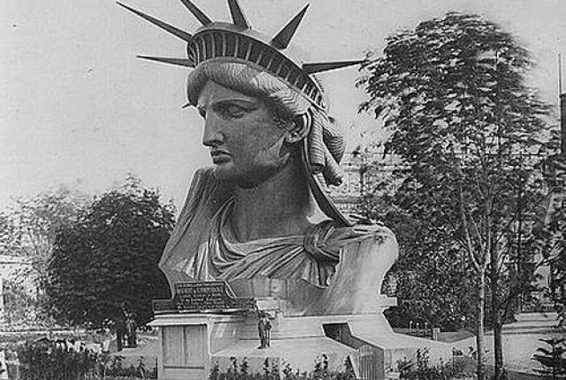 Statue of Liberty showcased at 1878 Paris World Expo