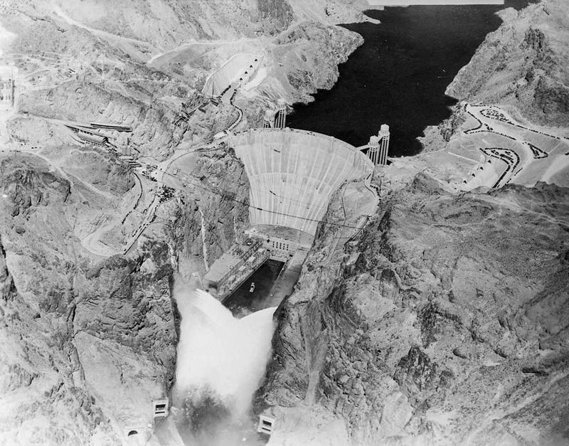 Massive Hoover Dam: Engineering Marvel