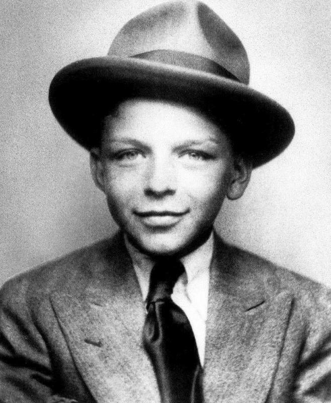 Frank Sinatra at the Age of 10 in 1925.