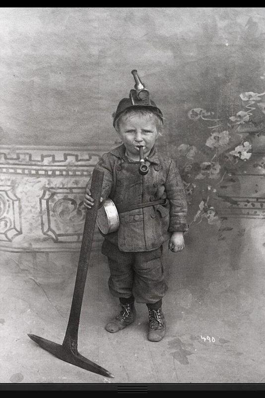 Utah's Young Miner with Pipe, Circa 1910