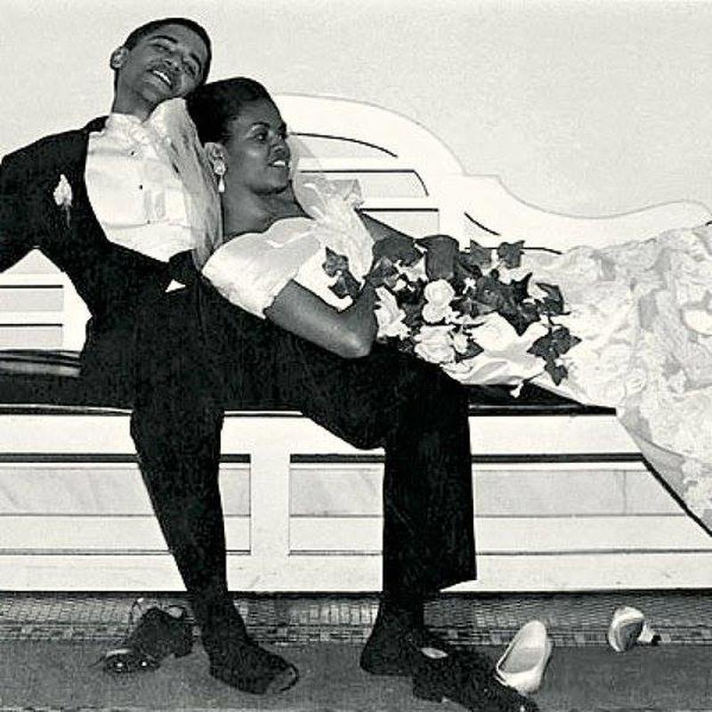 The Obamas Celebrate Their Wedding Day in 1992