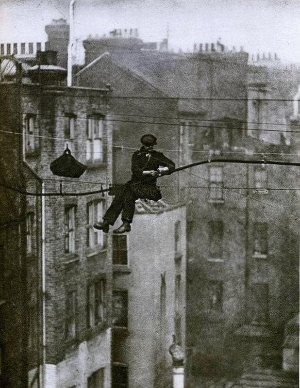 Telephone Line Work in the 1920s
