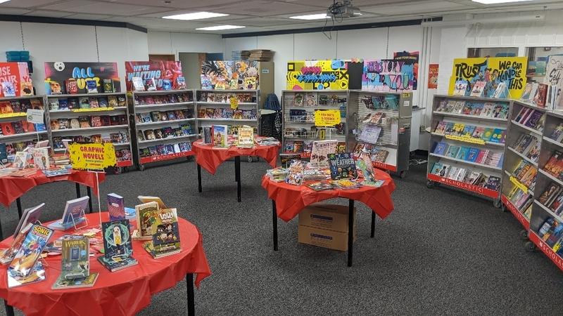 The Scholastic Book Fair in the 1990s: A Haven of Literature for Young Readers, Overflowing with Books, Posters, and Treasures, Filling Students with Excitement and Excitement as They Explored the Aisles in Search of Their Next Epic Journey.