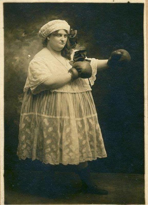 Hattie 'The Mad Hatter' Madders crowned winner of the 'Most Scary Woman in the UK' award in 1883.