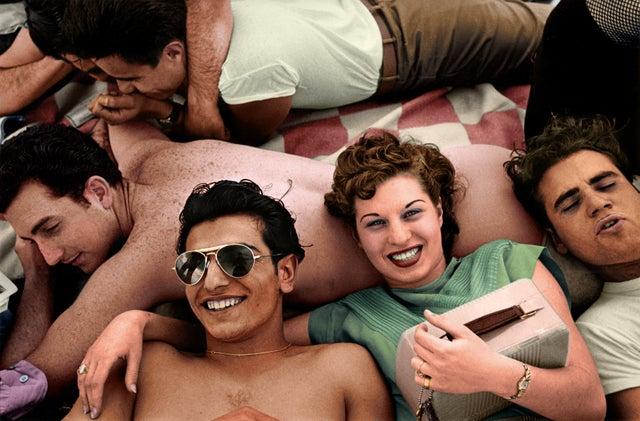 Teenagers in 1949 at Coney Island