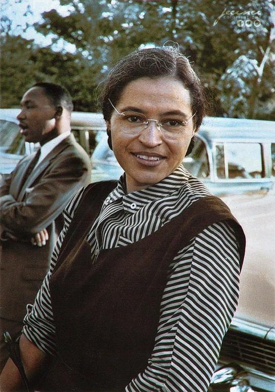 Rosa Parks and Martin Luther King Jr. Unite in Montgomery, Alabama in 1955