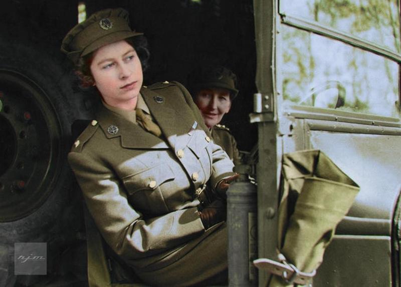 Princess Elizabeth's Role in WWII: Assisting as an Ambulance Driver for the Auxiliary Territorial Service