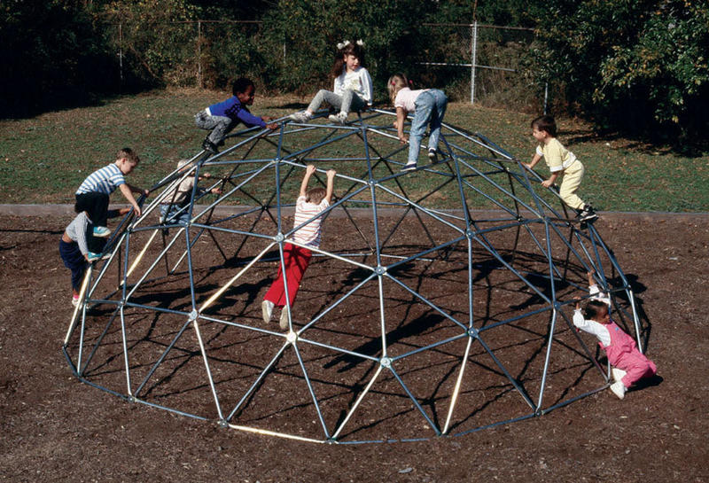 Safety concerns lead to the gradual disappearance of the iconic 1980s playground staple, the Super Geo Dome Climber, into the realm of faded memories.
