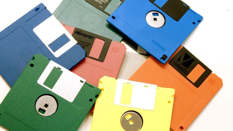 Today's generation perplexed by the delightful obsolescence of forgotten relics - floppy disks