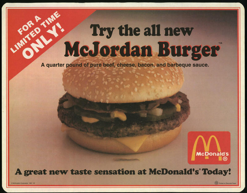 McJordan now being served at McDonald's