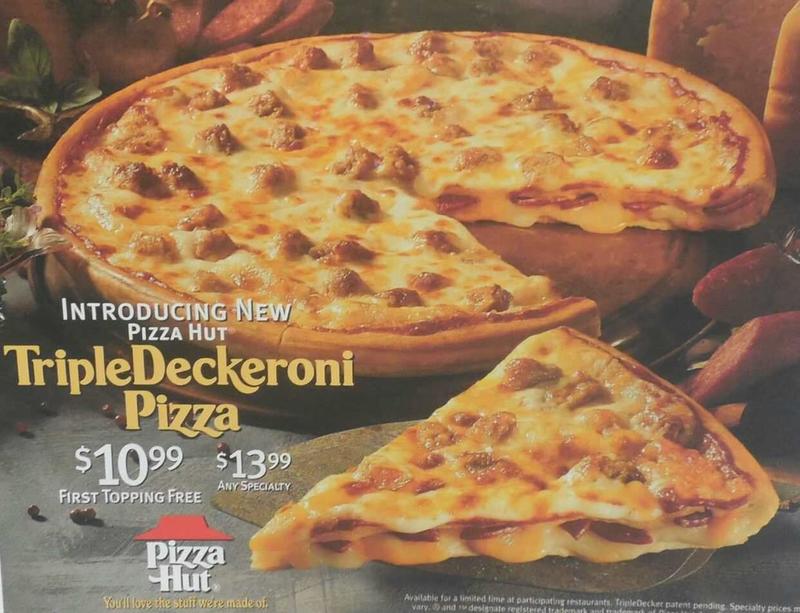 Pizza Hut introduces Triple Decker Pizza
