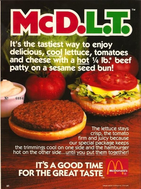 McDonald's Introduces the McDLT