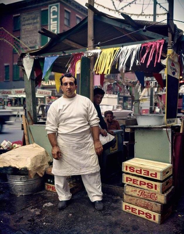 NYC hot dog stand, 1963: Behind the Scenes