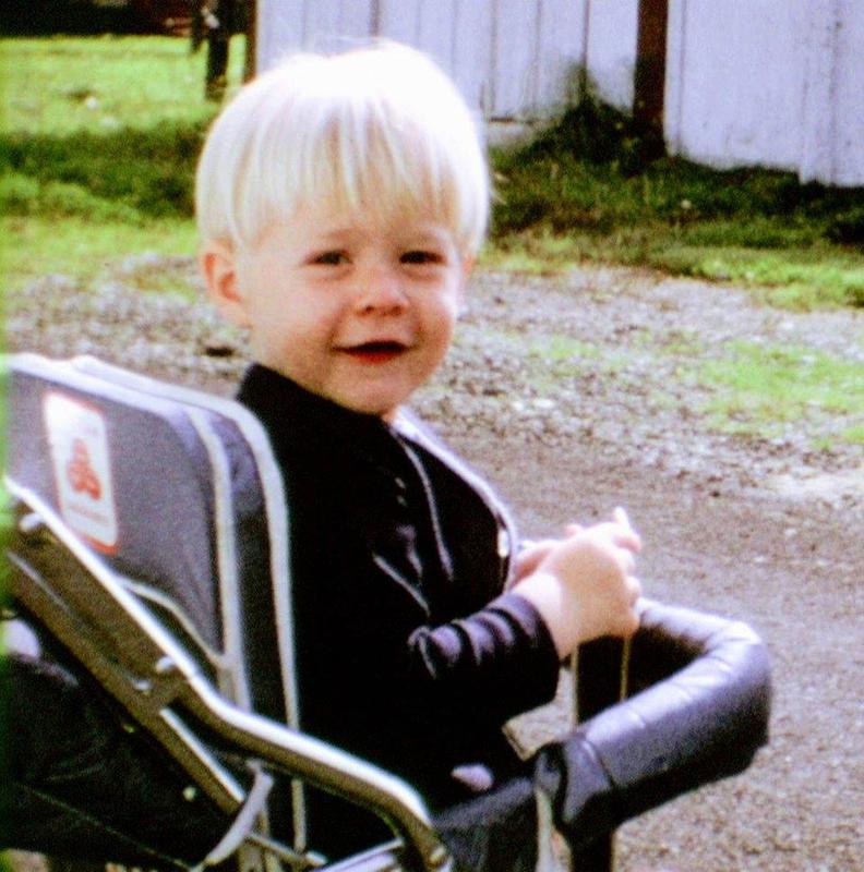Kurt Cobain, age 2, captured in 1968