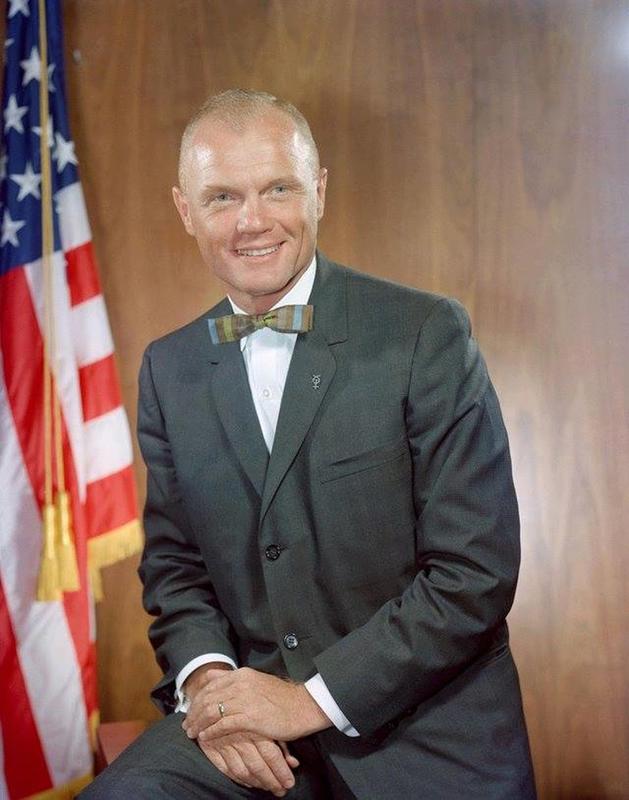 John H. Glenn Jr. - First American to Orbit Earth and Circle it Thrice: Official 1962 Photograph
