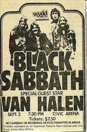Vintage concert poster from 1978.