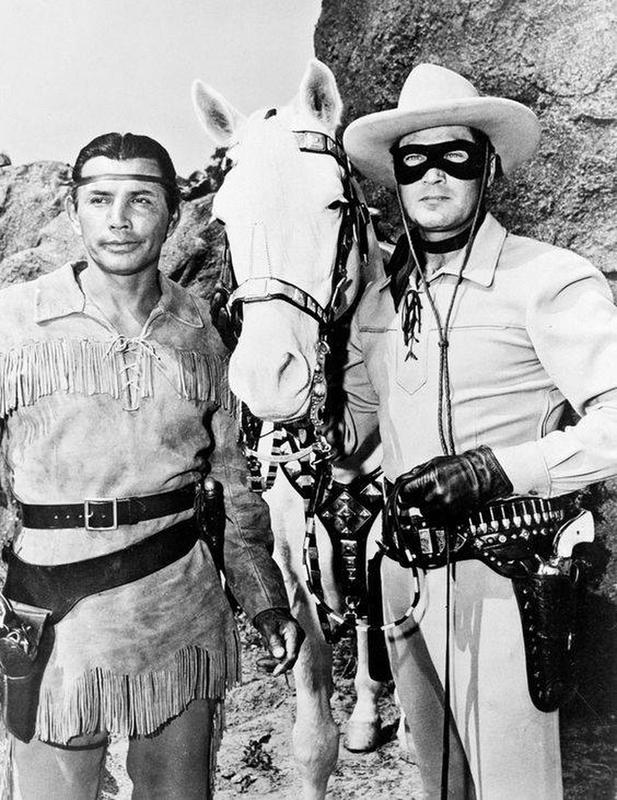 The Lone Ranger TV series: Jay Silverheels as Tonto, Clayton Moore replaced by John Hart (1952-1954) over contract dispute