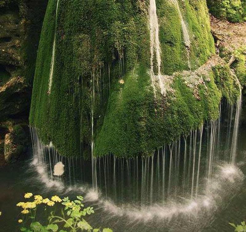 The Miracle from the Minis Canyon": Romania's Bigar Waterfall Transforms into an Enchanting Liquid Veil of Moss and Stone