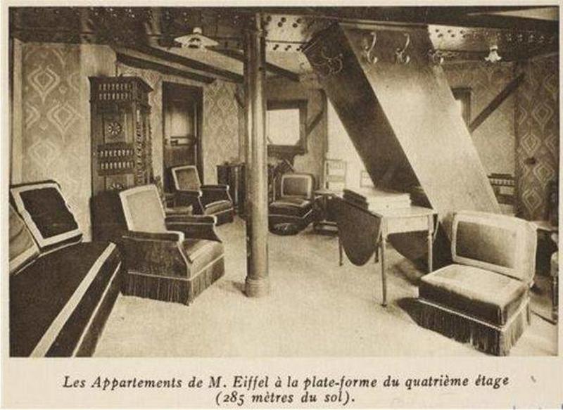 Secret Apartment Discovered in Gustave Eiffel's Iconic Tower