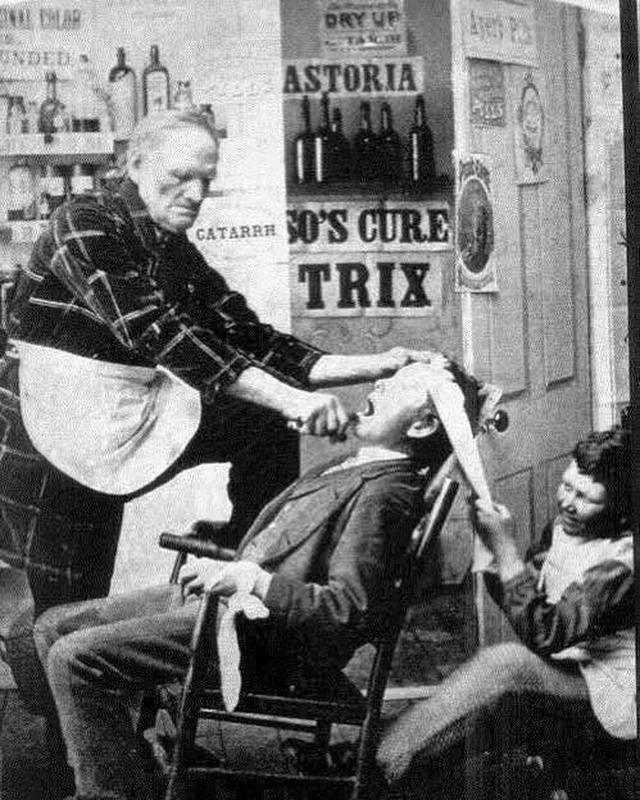 Dental appointment in 1892: A historical visit