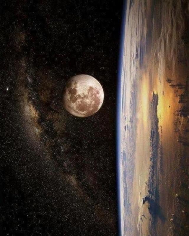 Astounding Image from NASA Captures Earth and Moon in Space
