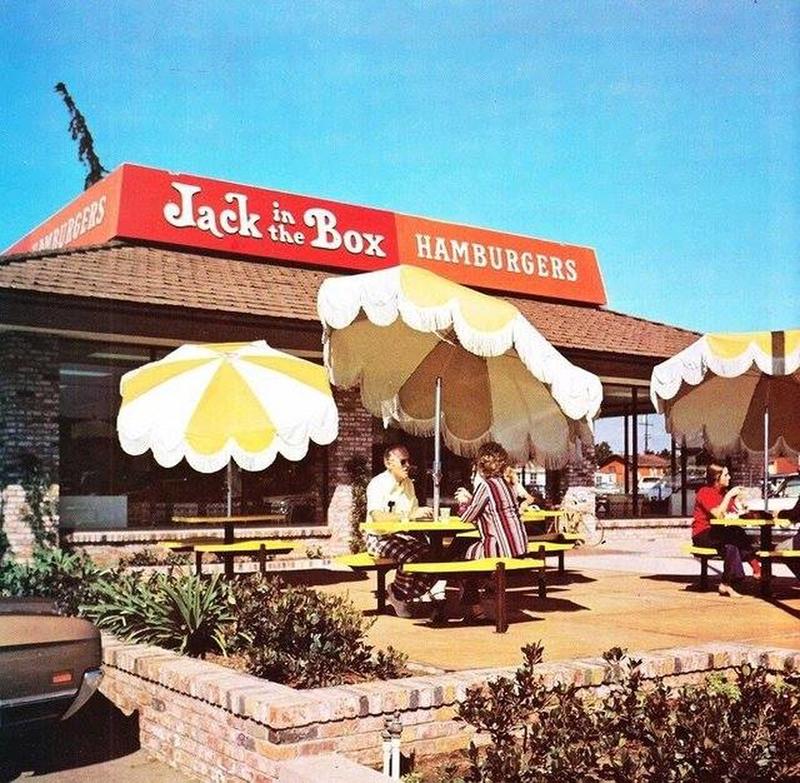 Jack in the Box restaurant opens its doors in 1973.