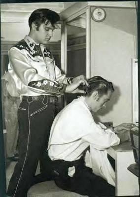 Another Look: Is Elvis Presley Really Cutting Johnny Cash's Hair?