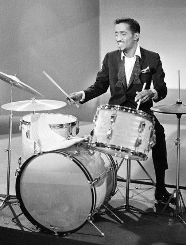 Sammy Davis, Jr. showcased incredible drum skills on 'The Ed Sullivan Show' in 1963.
