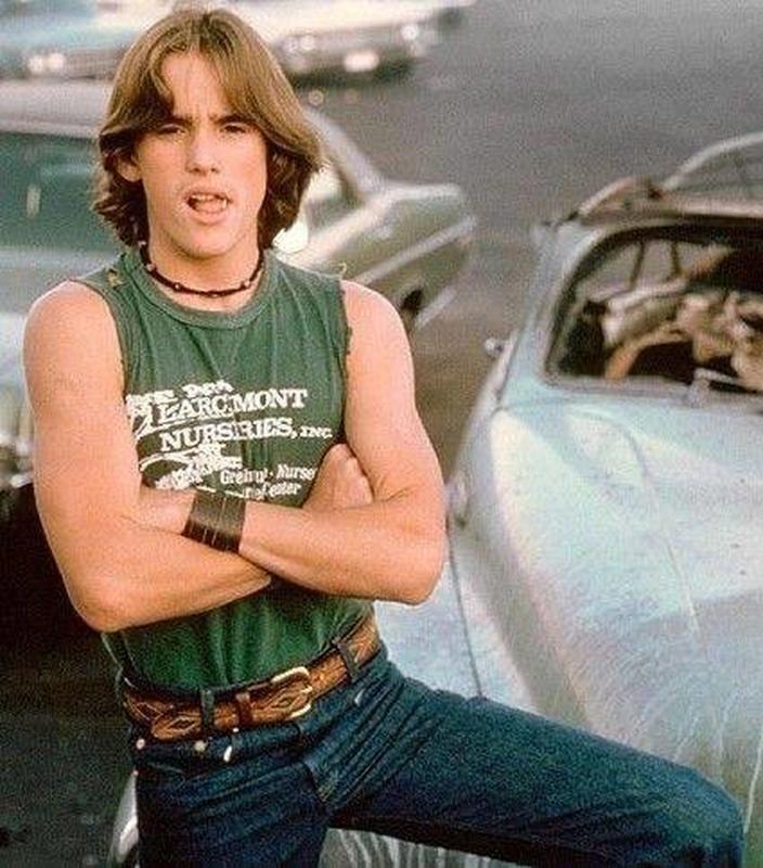 Matt Dillon, aged 15, makes his first appearance in the 1979 film Over the Edge.