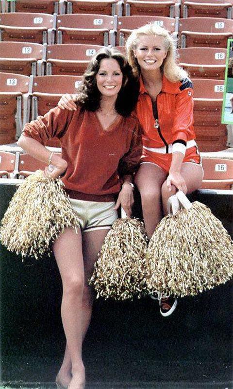 1970s Throwback: Jaclyn Smith and Cheryl Ladd Rock Their Pompoms as Two Charlie's Angels