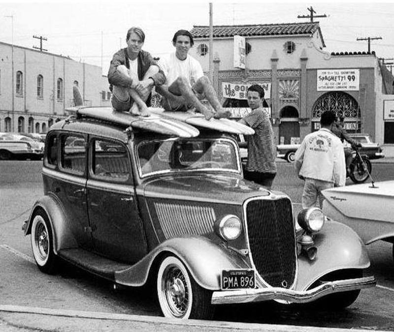 Surfing California: 1960s Surfers Cruise in their Cool Car
