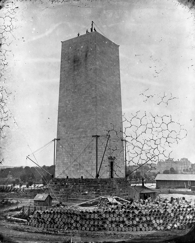 Construction of Washington Monument Occurred in the Late 1800s