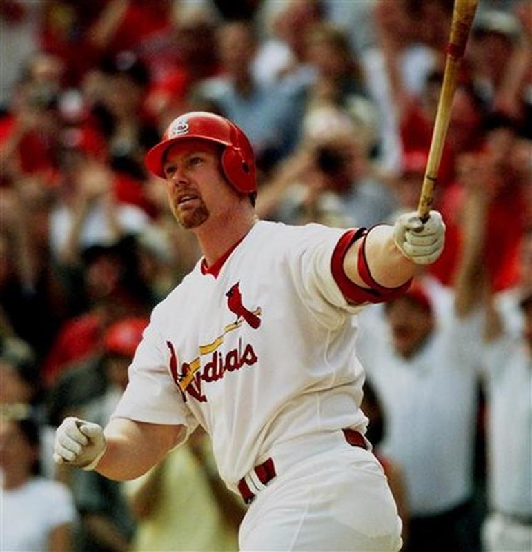 Former Cardinals slugger Mark McGwire hit an astonishing 70 home runs in 1998, but his record was tainted by allegations of doping.