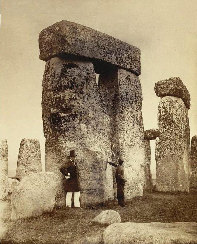 1867 view of enigmatic Stonehenge resurfaces.
